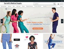 Tablet Screenshot of garrettsuniform.com